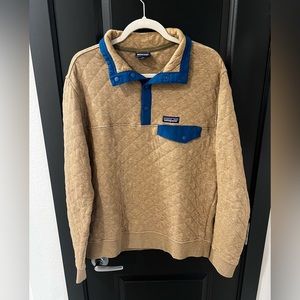 Patagonia Organic Cotton Quilted Snap Pull Over